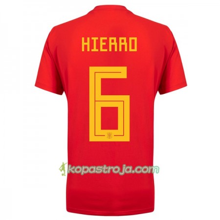 Billiga Fotbollströjor Spanien Hierro 6 VM 2018 Hemma tröja